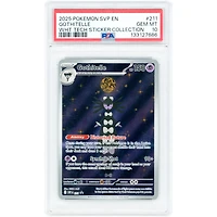 Gothitelle 2025 Pokemon Scarlet & Violet Promo White Flare Tech Sticker Promo #211 PSA Authenticated 10 Card