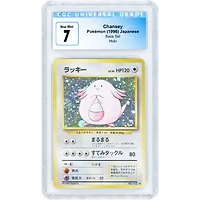 Chansey 1996 Pokemon Base Set Japanese Holo Rare #113 CGC Authenticated 7 Card