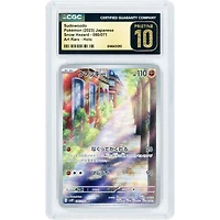 Sudowoodo 2023 Pokemon Snow Hazard Japanese Art Rare #80 CGC Authenticated Pristine 10 Card