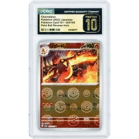 Charmeleon 2023 Pokemon 151 Japanese Uncommon #5 CGC Authenticated Pristine 10 Card