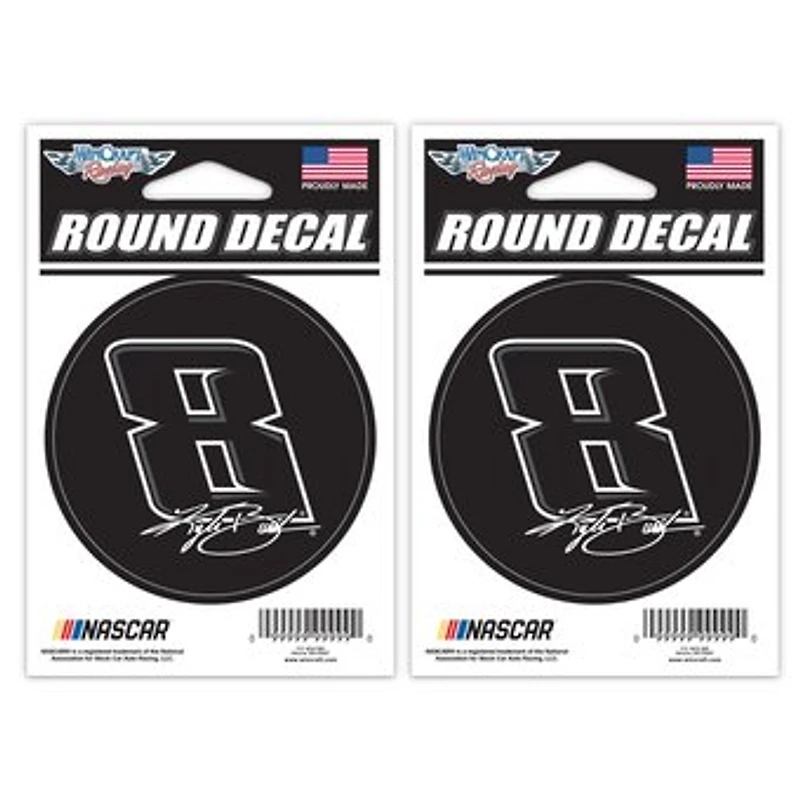 WinCraft Kyle Busch 3" Round Decal Two-Pack