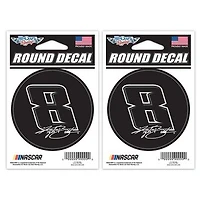 WinCraft Kyle Busch 3" Round Decal Two-Pack