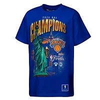 Youth Mitchell & Ness  Blue New York Knicks Lady Liberty T-Shirt