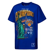 Youth Mitchell & Ness  Blue New York Knicks Lady Liberty T-Shirt