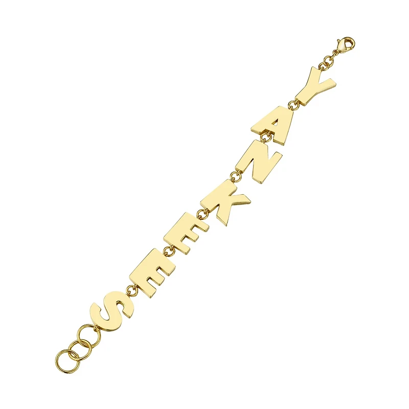 New York Yankees Letter Link Bracelet by Jill Martin
