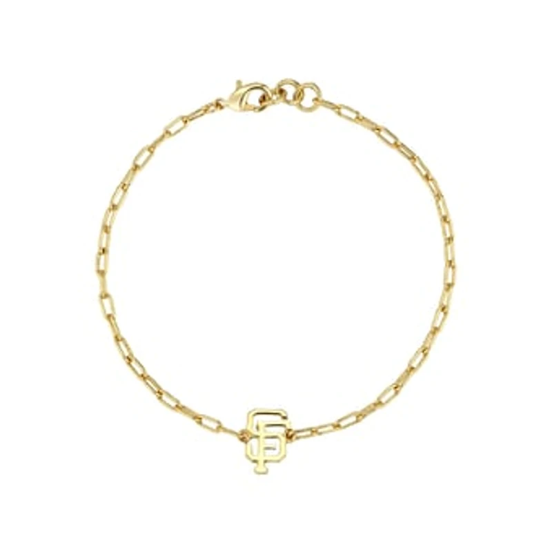 Women's by Jill Martin  Gold San Francisco Giants Classic Paperclip Bracelet