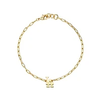 Women's by Jill Martin  Gold Los Angeles Dodgers Classic Paperclip Bracelet