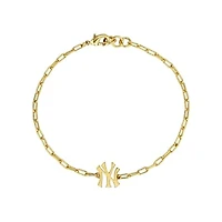 Women's by Jill Martin  Gold New York Yankees Classic Paperclip Bracelet
