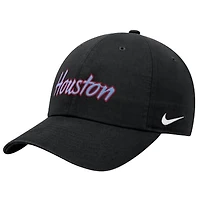 Unisex Nike Black Houston Cougars Club Adjustable Hat