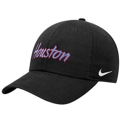 Unisex Nike Black Houston Cougars Club Adjustable Hat
