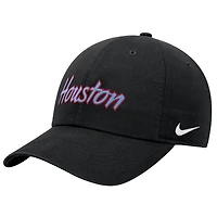 Unisex Nike Black Houston Cougars Club Adjustable Hat