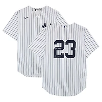 Don Mattingly New York Yankees Autographed White Nike Replica Jersey with "1985 AL MVP" Inscription
