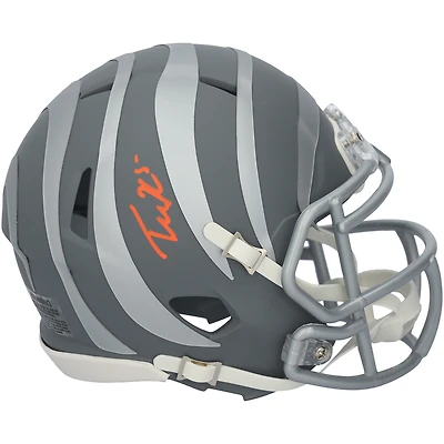 Tee Higgins Cincinnati Bengals Autographed Riddell Slate Speed Mini Helmet
