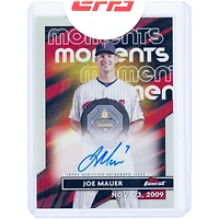 Joe Mauer Minnesota Twins Autographed 2023 Topps Finest Moments #FMA-JM Card