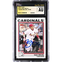 Yadier Molina St. Louis Cardinals Autographed 2004 Topps #324 CGC Authenticated / Rookie Card