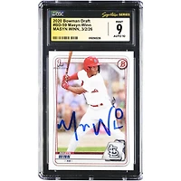 Masyn Winn St. Louis Cardinals Autographed 2020 Bowman Draft #BD-59 CGC Authenticated /10 Card