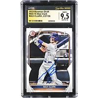 Max Clark Detroit Tigers Autographed 2023 Bowman Draft #BD-76 CGC Authenticated /10 Card