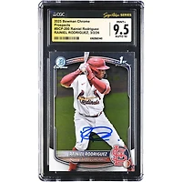 Rainiel Rodriguez St. Louis Cardinals Autographed 2025 Bowman Chrome Prospects #BCP-200 CGC Authenticated /10 Card