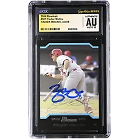 Yadier Molina St. Louis Cardinals Autographed 2004 Bowman #301 CGC Authenticated Auto 10 Rookie Card