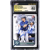 Cal Raleigh Seattle Mariners Autographed 2022 Bowman #49 CGC Authenticated Auto 10 Rookie Card