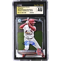 Rainiel Rodriguez St. Louis Cardinals Autographed 2025 Bowman Chrome Prospects #BCP-200 CGC Authenticated / Card