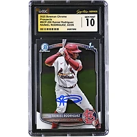 Rainiel Rodriguez St. Louis Cardinals Autographed 2025 Bowman Chrome Prospects #BCP-200 CGC Authenticated GEM MINT 10 Card