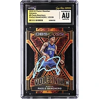 Paolo Banchero Orlando Magic Autographed 2022-23 Panini Obsidian Volcanix #9 CGC Authenticated Auto 10 Rookie Card