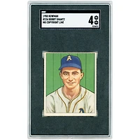 Bobby Shantz Philadelphia Athletics 1950 Bowman No Copyright Line #234 SGC Authenticated 4 Rookie Card