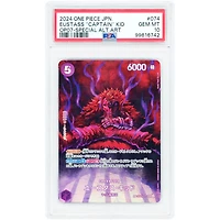 Eustass "Captain" Kid 2024 One Piece 500 Years in the Future Japanese Special Alternate Art #OP05-074 PSA Authenticated 10 Card