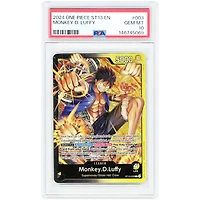 Monkey D. Luffy 2024 One Piece Ultra Deck: The Three Brothers Leader #ST13-003 PSA Authenticated 10 Card