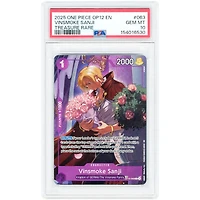 Vinsmoke Sanji 2025 One Piece Legacy of the Master Treasure Rare #OP10-063 PSA Authenticated 10 Card