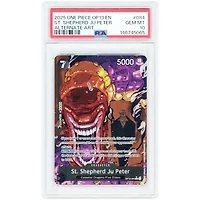 St. Shepherd Ju Peter 2025 One Piece Carrying On His Will Alternate Art #OP13-084 PSA Authenticated 10 Card
