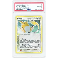 Raichu Delta Species 2006 Pokemon EX Holon Phantoms Holo Rare #15 PSA Authenticated 8 Card