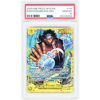 Bartholomew Kuma 2025 One Piece Legacy of the Master Secret Rare #OP12-119 PSA Authenticated 10 Card