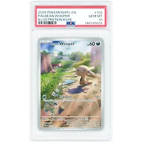 Paldean Wooper 2025 Pokemon Phantasmal Flames Illustration Rare #102 PSA Authenticated 10 Card