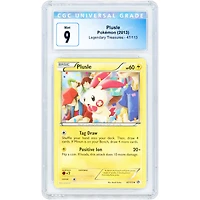 Plusle 2013 Pokemon Legendary Treasures Uncommon #47 CGC Authenticated 9 Card