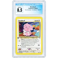 Snubbull 2000 Pokemon Neo Genesis Common 1st Edition #74 CGC Authenticated 8.5 Card