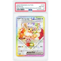 Eevee EX 2025 Pokemon Scarlet & Violet Prismatic Super Premium Collection Black Star Promo #174 PSA Authenticated 8 Card