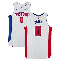 Jalen Duren Detroit Pistons Game-Used #0 White Nike Jersey vs. Orlando Magic on May 1 and vs. Cleveland Cavaliers on May 15, 2026 - Size 52+6
