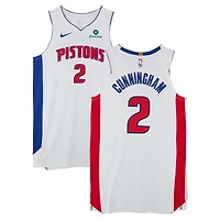 Cade Cunningham Detroit Pistons Game-Used #2 White Nike Jersey vs. Orlando Magic on May 1, 2026 - Size 52+6
