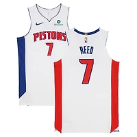 Paul Reed Detroit Pistons Game-Used #7 White Nike Jersey vs. Cleveland Cavaliers on May 9 and 11, 2026 - Size 50+4