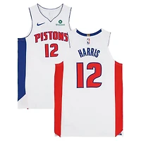 Tobias Harris Detroit Pistons Game-Used #12 White Nike Jersey Worn During Games Played on May 5, 7, 9, and 11, 2026 - Size 50+4
