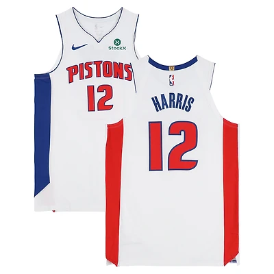 Tobias Harris Detroit Pistons Game-Used #12 White Nike Jersey Worn During Games Played on May 5, 7, 9, and 11, 2026 - Size 50+4