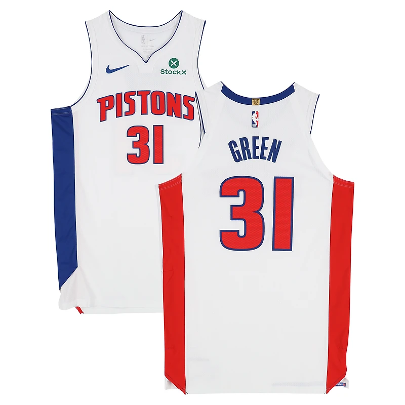 Javonte Green Detroit Pistons Game-Used #31 White Nike Jersey Worn During Games Played on May 5, 7, 9, and 11, 2026 - Size 50+4
