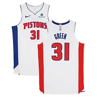 Javonte Green Detroit Pistons Game-Used #31 White Nike Jersey Worn During Games Played on April 25, 27, and 29, 2026 - Size 50+4