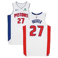 Kevin Huerter Detroit Pistons Game-Used #27 White Nike Jersey vs. Orlando Magic on April 25 and 27, 2026 - Size 50+4