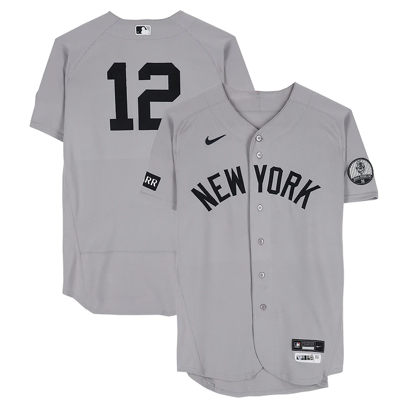 Trent Grisham New York Yankees Game-Used #12 Gray Jersey vs. Athletics on May 31, 2026