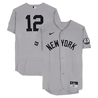 Trent Grisham New York Yankees Game-Used #12 Gray Jersey vs. Athletics on May 31, 2026