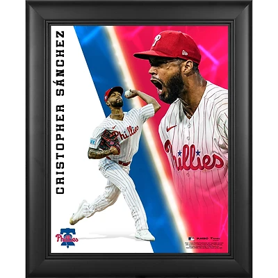 Cristopher Sanchez Philadelphia Phillies Framed 13" x 16" Radiance Collage