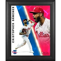 Cristopher Sanchez Philadelphia Phillies Framed 13" x 16" Radiance Collage